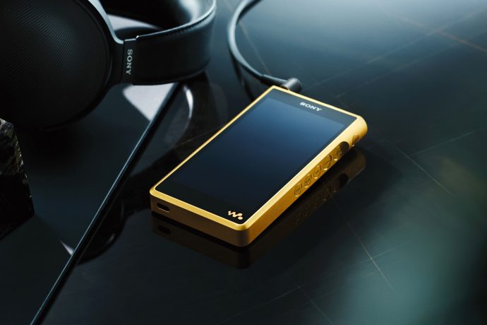Sony Walkman makes a grand comeback with their latest stunning gold-plated hi-fi audio player