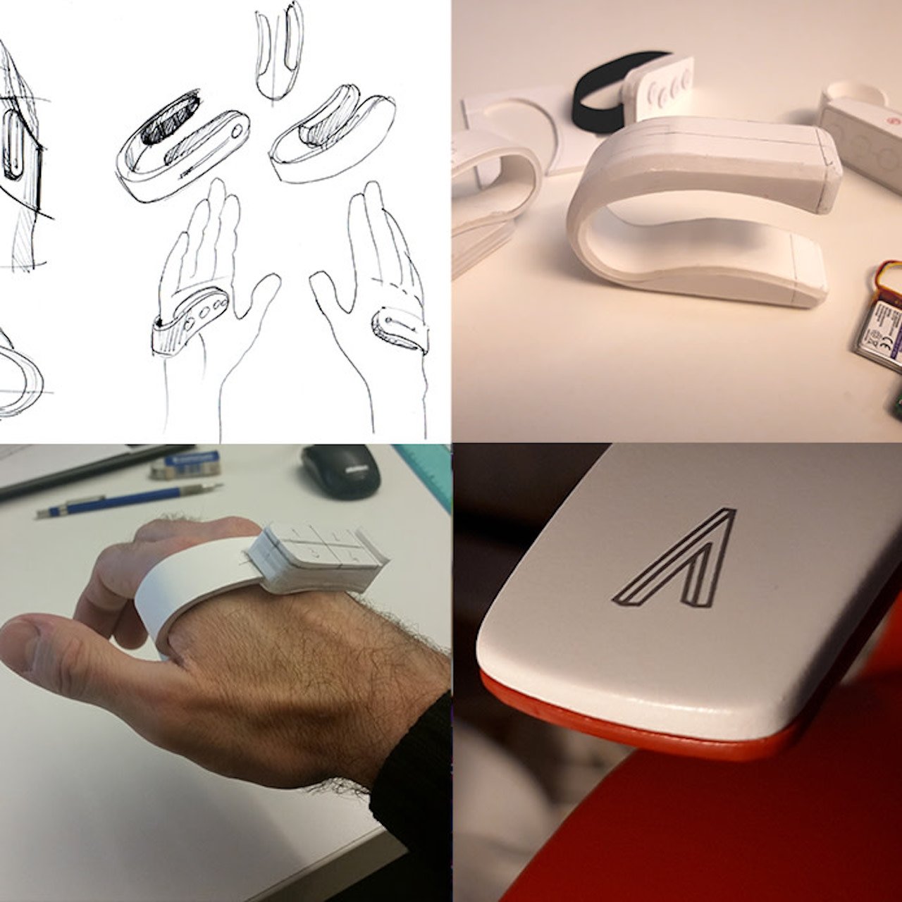 TACTIGON Essential 3D Wearable Mouse Sketch Illustration