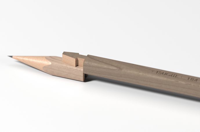 A Japanese joinery method integrated in these reusable pencils helps utilise those tiny pencil stubs