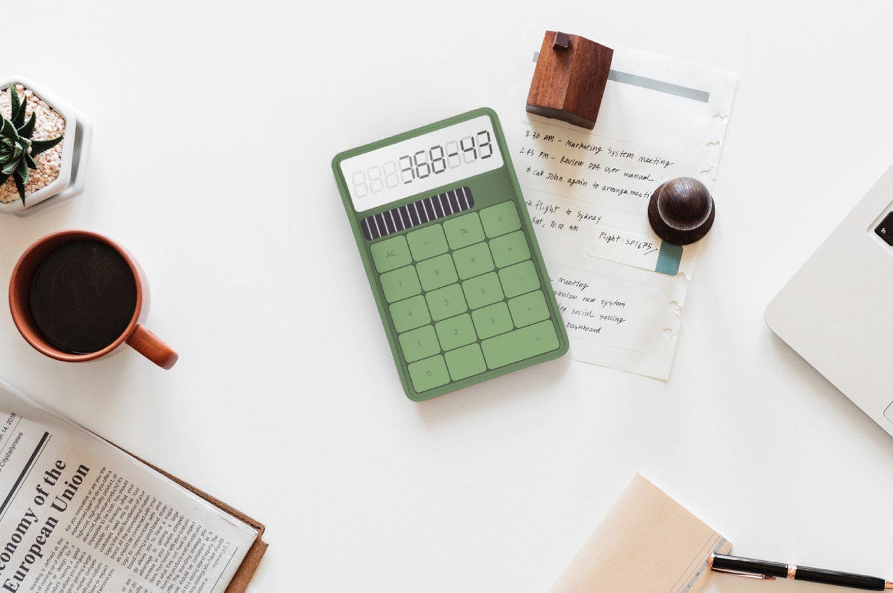 #This minimalist calculator concept makes number-crunching feel less stressful
