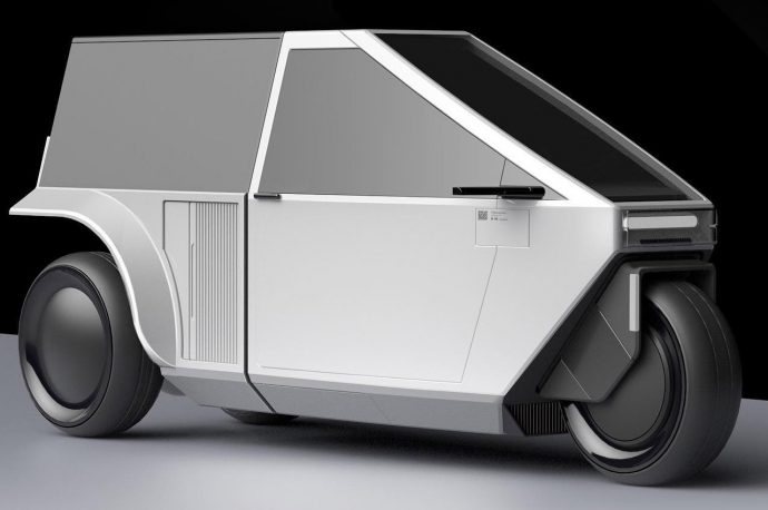 This solar cargo bike boasting the edgy Cybertruck DNA is a safe ride for dystopian future