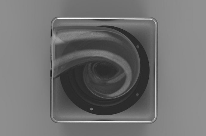 Transparent Harmon Kardon gramophone speaker adds punchy retro vibe to your living room shelf