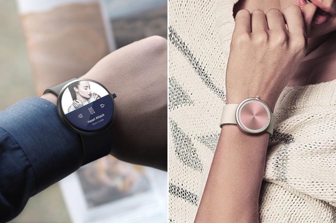 Two Face analog and smartwatch must be flipped to switch the watch mode