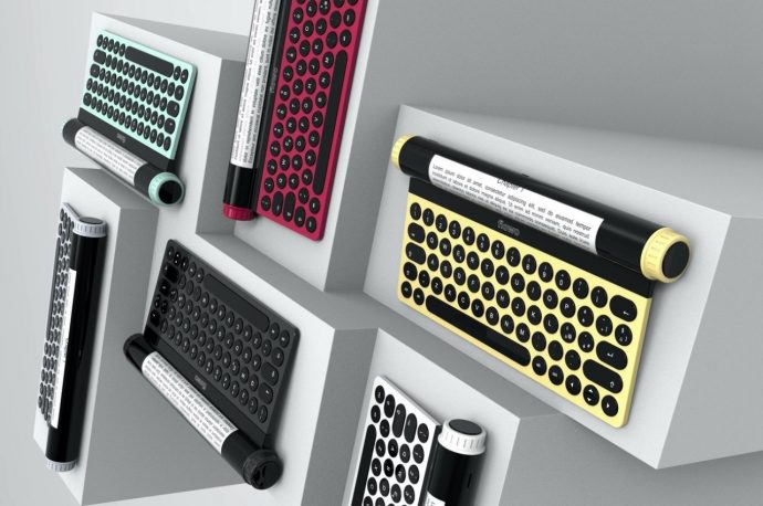 Typewriter concept reinvented for nostalgic, digital users