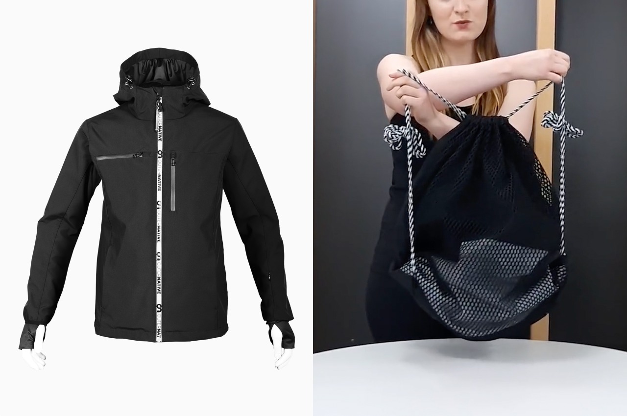 Transforming Jacket-to-Backpack-to-Pillow Design
