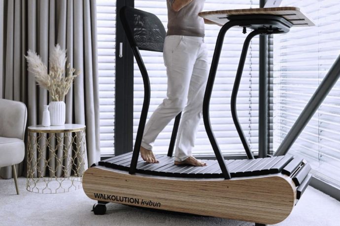 Walkolution treadmill desks revolutionize the way people work and workout at home