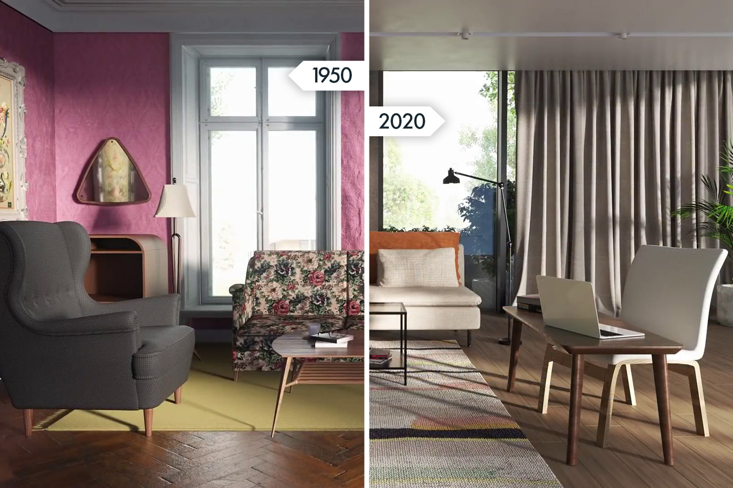 IKEA’s 70-year design evolution compiled into this one video shows why they’re the greatest furniture brand of all time