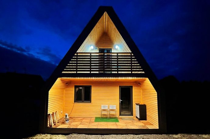 These prefabricated homes are built to provide deployable shelter in the wake of natural disaster