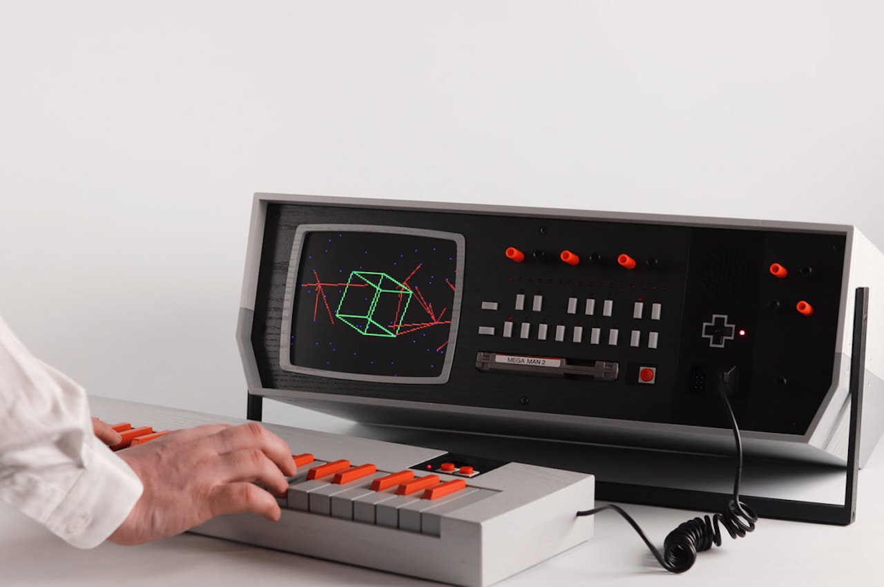 #NES-SY37 synth project by Love Hultén is inspired by the retro gaming console