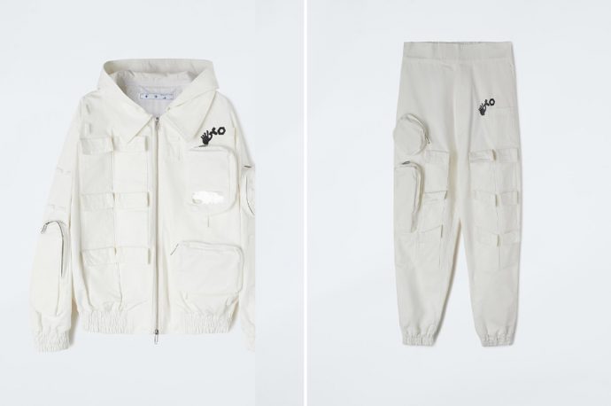 Off-White collaborated with teenage engineering to design a collection of clothing items that honor Virgil Abloh