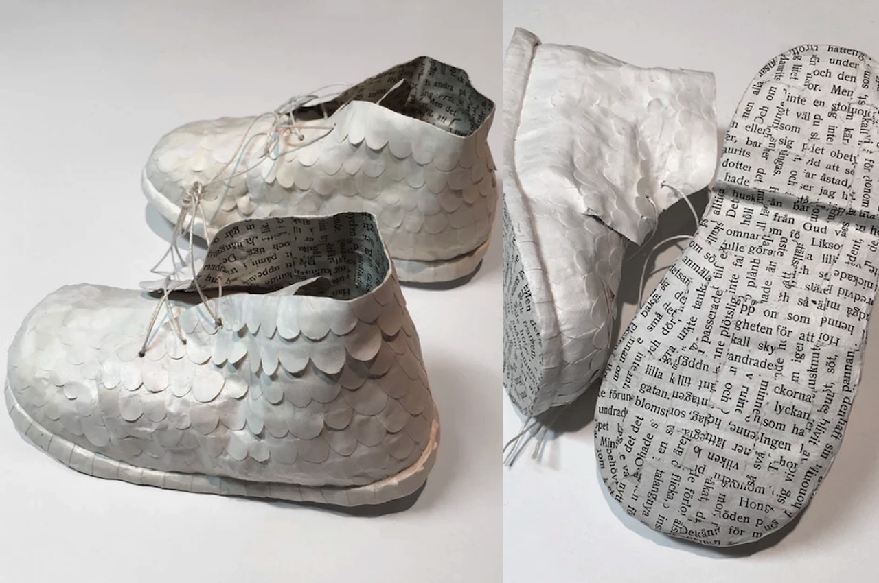 Cecilia Levy Paper Sculpture Shoes