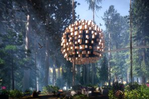 BIG ushers in their latest hotel concept with 350 birdhouses to increase the region’s biodiversity