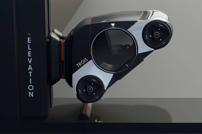 This future mobility concept uses a magnetic plate to have an electric car scaling vertical walls