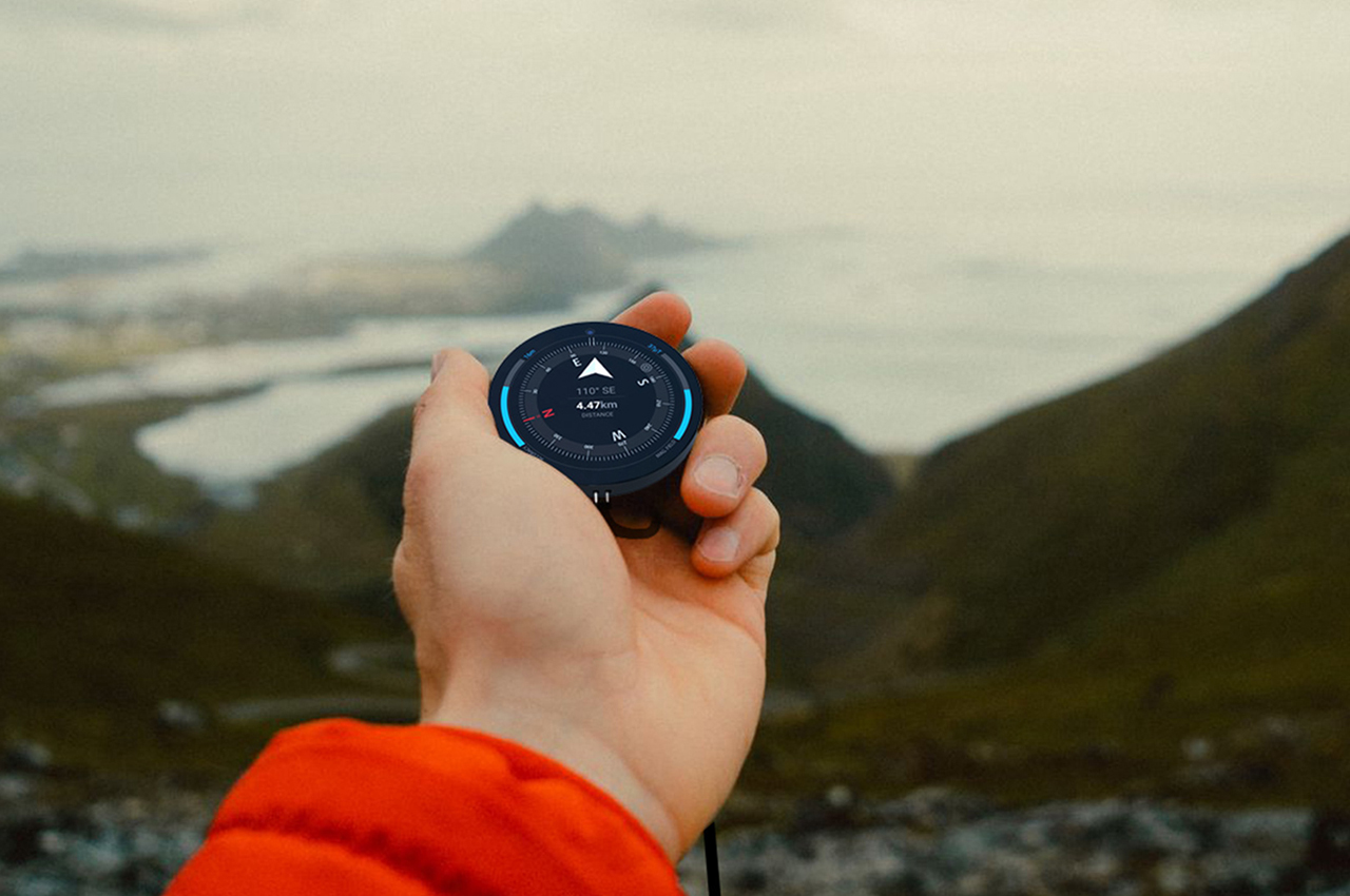 A wearable for travellers that doubles as a health monitor brings back the  pocket watch in style - Yanko Design