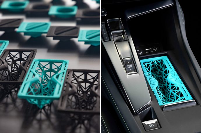 Peugeot uses innovative 3D-printing technology to produce flexible storage inserts