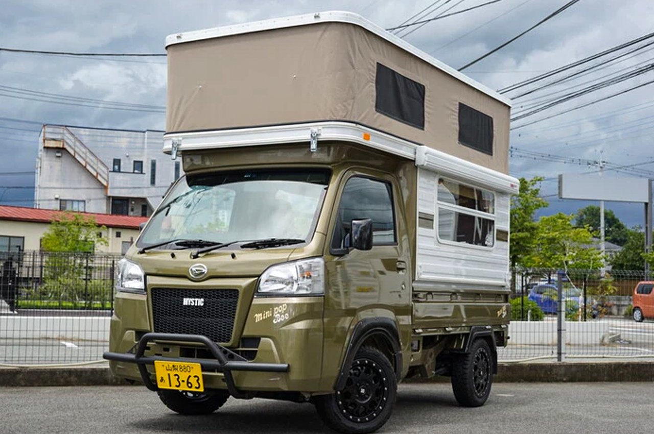 Japanese manufacturer designs the perfect truck bed camper with
