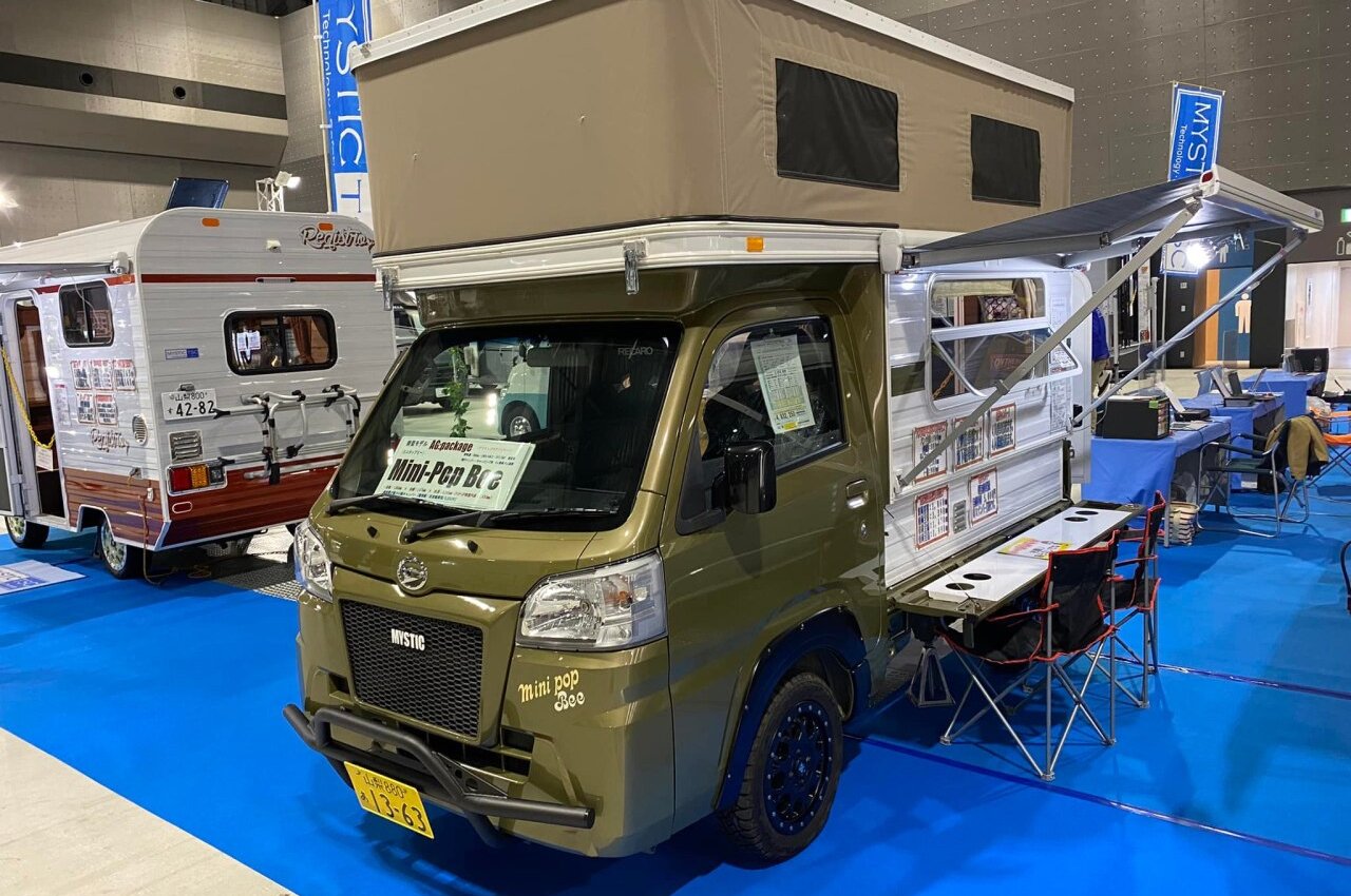 Japanese manufacturer designs the perfect truck bed camper with 