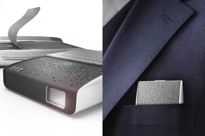 This pico projector concept is made to look as dapper as your suit