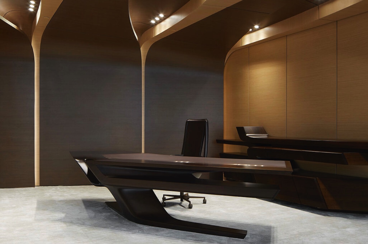 Zaha Hadid Architects BEEAH Headquarters Smart Meeting Room