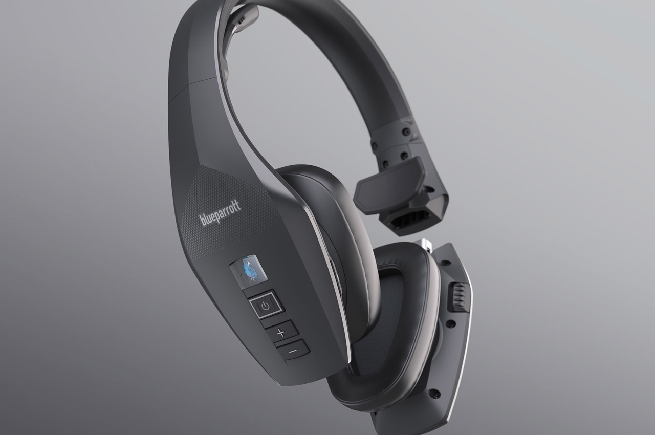 Blue Parrot B250-XTS USB-C Bluetooth Wireless Trucker Headset VXI Phone  Parrott 