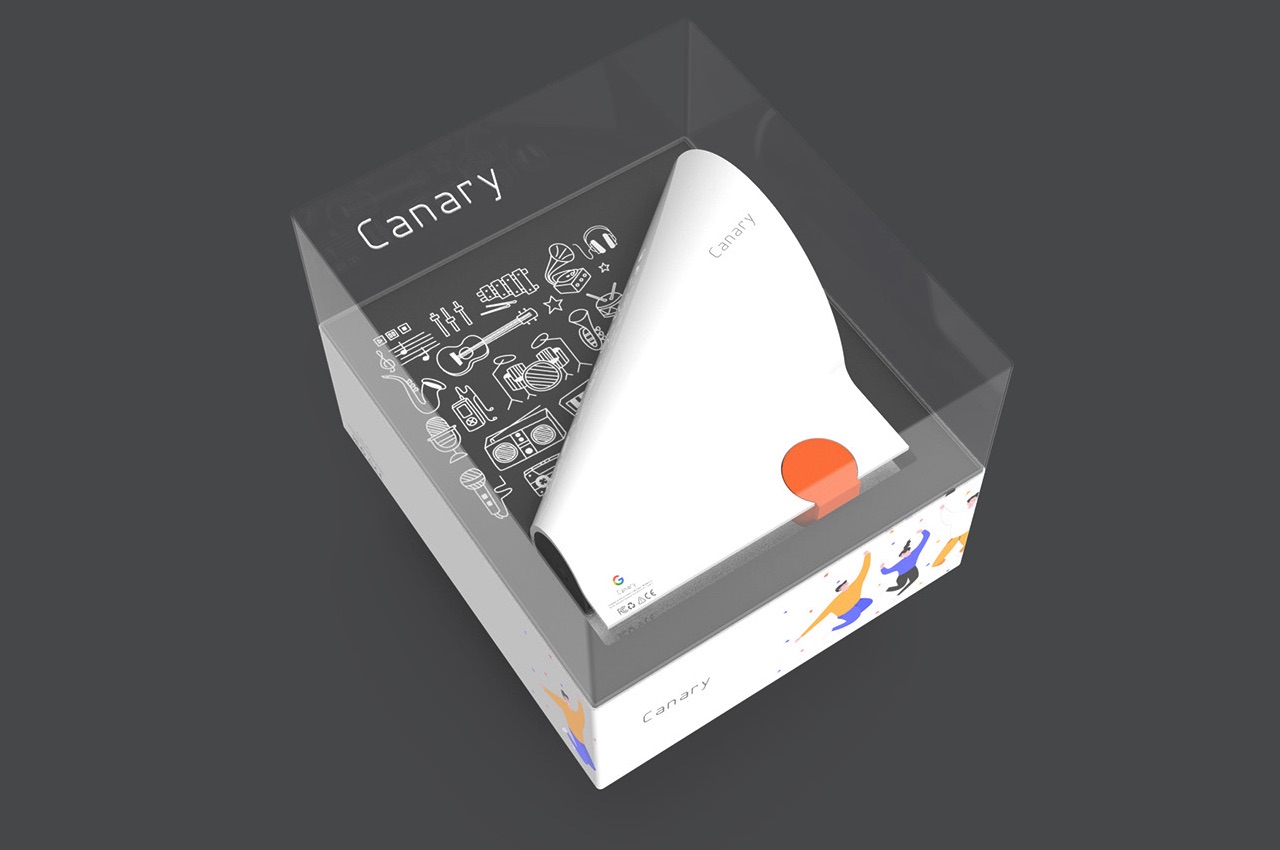 Canary smart speaker packaging