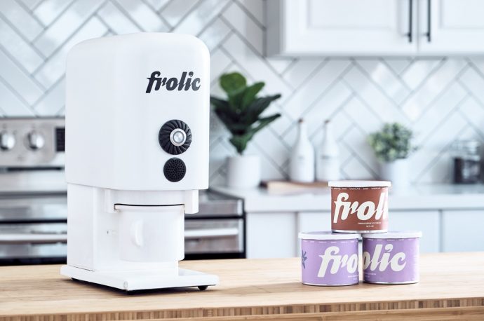 Frolic makes it super easy to create your dream ice cream, be it fat-free or vegan