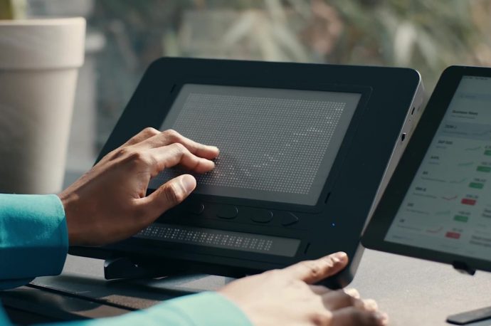 Dot Pad tablet lets visually impaired people see pictures with their fingertips