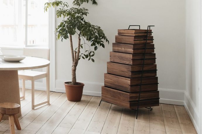 Frama Sutoa drawer is like a ziggurat temple for your stuff