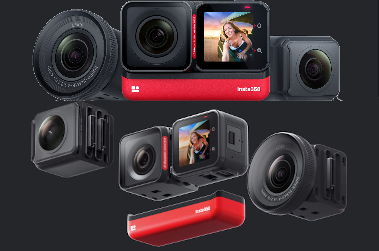 Insta360 ONE RS modular action camera lets you choose how you roll - Yanko  Design