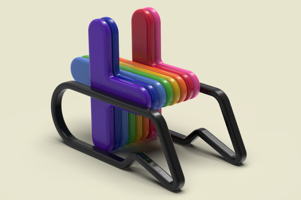 #Kidzilla colorful chair can transform into a desk and an activity station