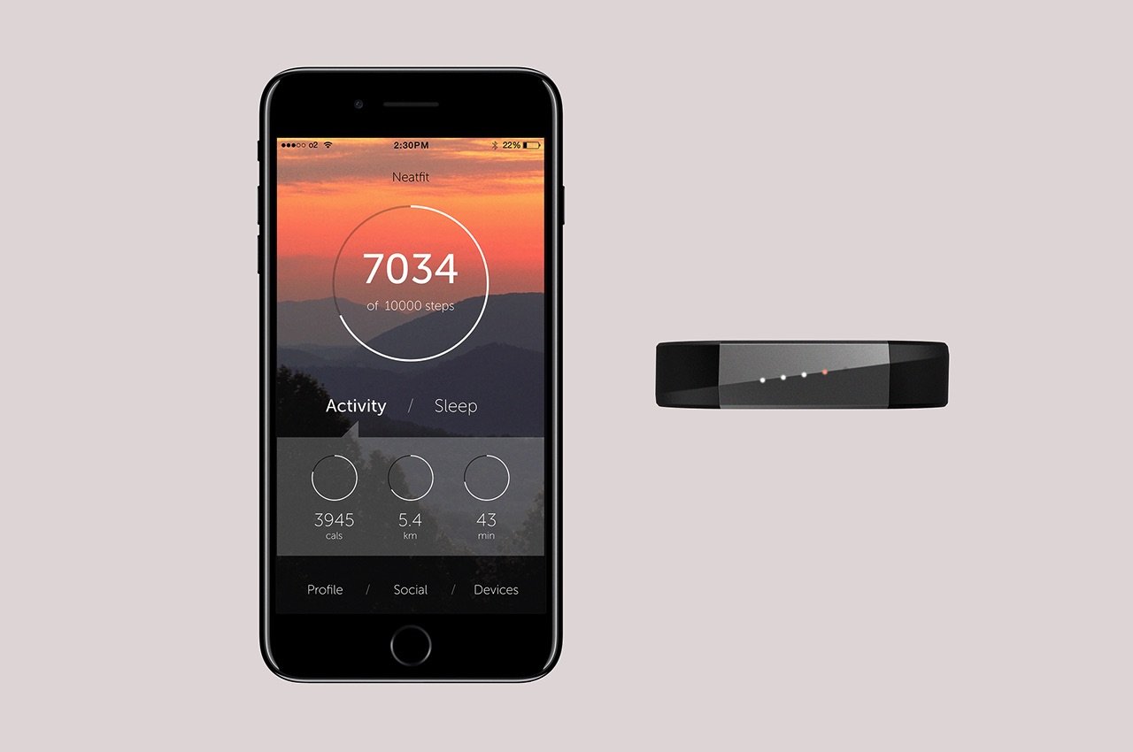 Neatfit Fitness Band Concept