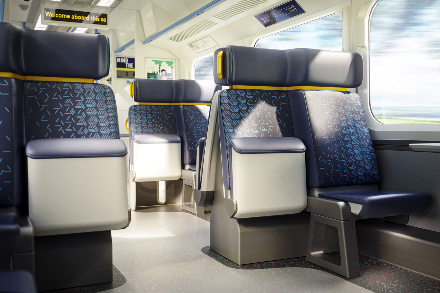 #The Proteus Rail Interior System by PriestmanGoode brings airline-level flexibility and comfort to trains