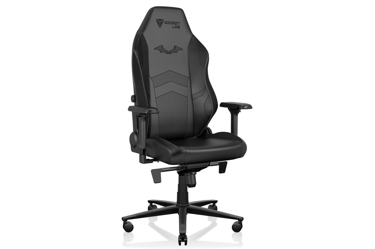 Secretlab's Batman Movie Edition Gaming Chair for your ultimate Batcave has detachable logo on backrest - Yanko Design