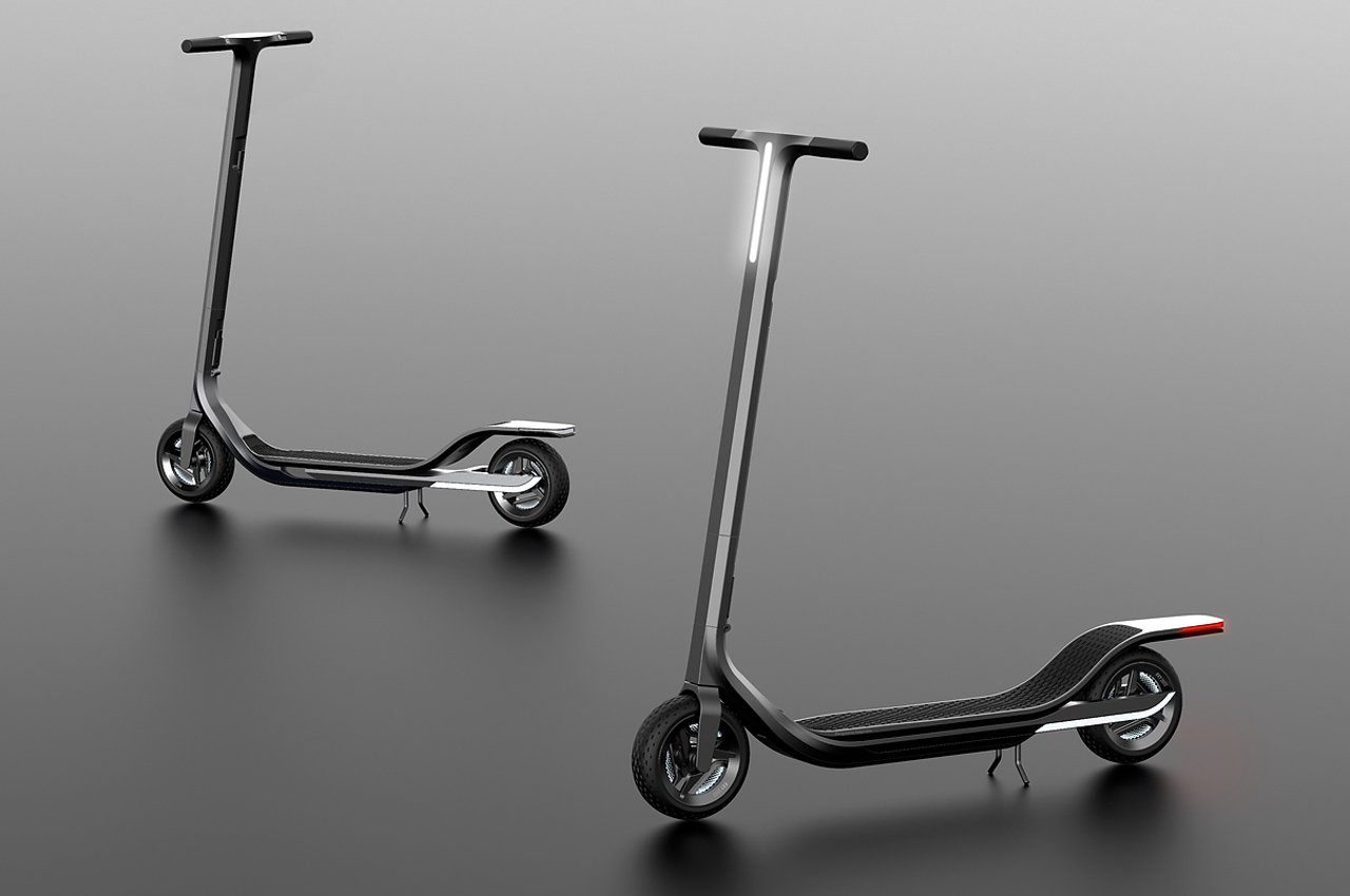 Bror Korn Pacific Sleek + modern scooter designs to effortlessly zip around your city - Yanko  Design