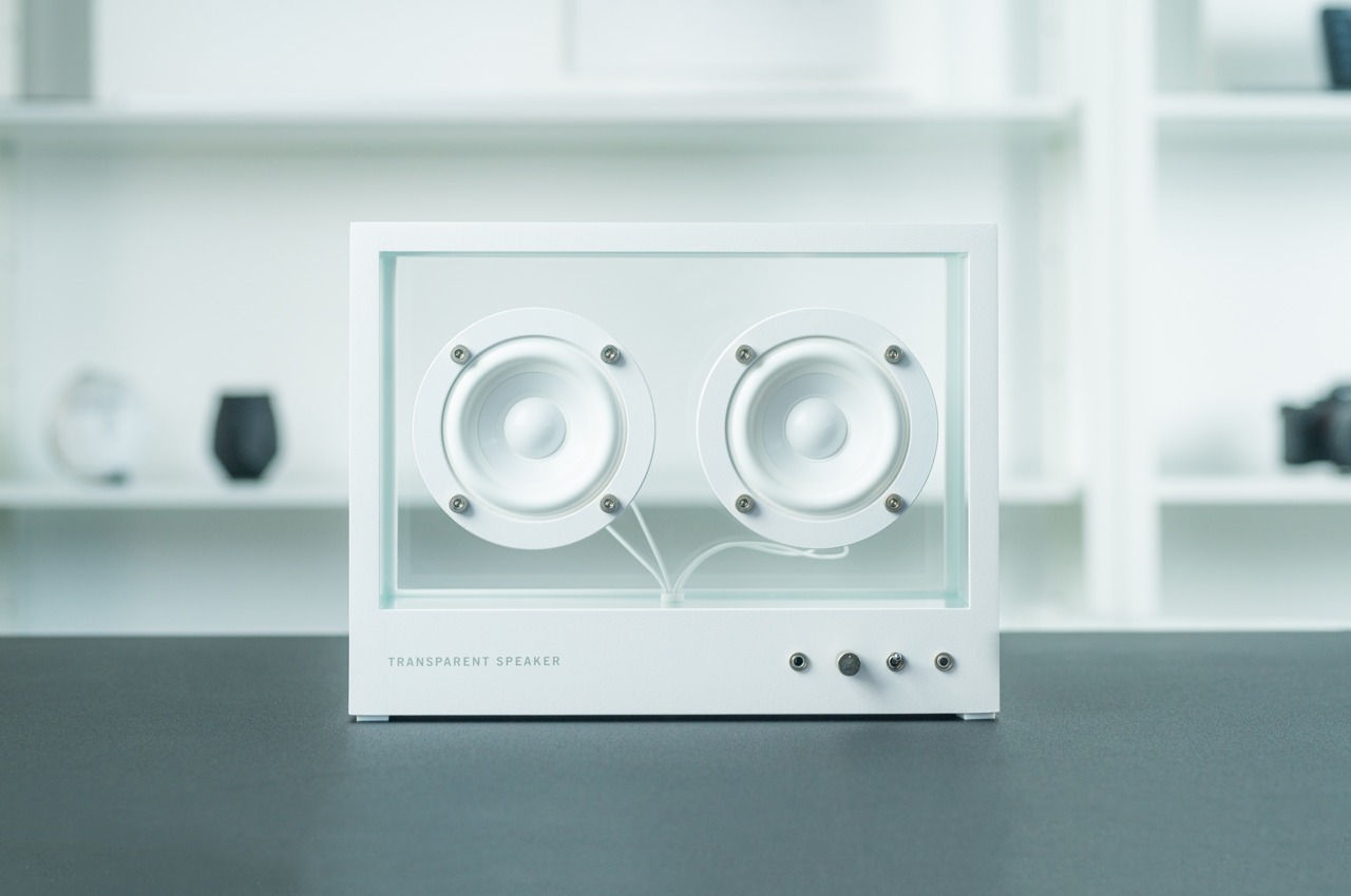 Small Transparent Speaker Review - Yanko Design