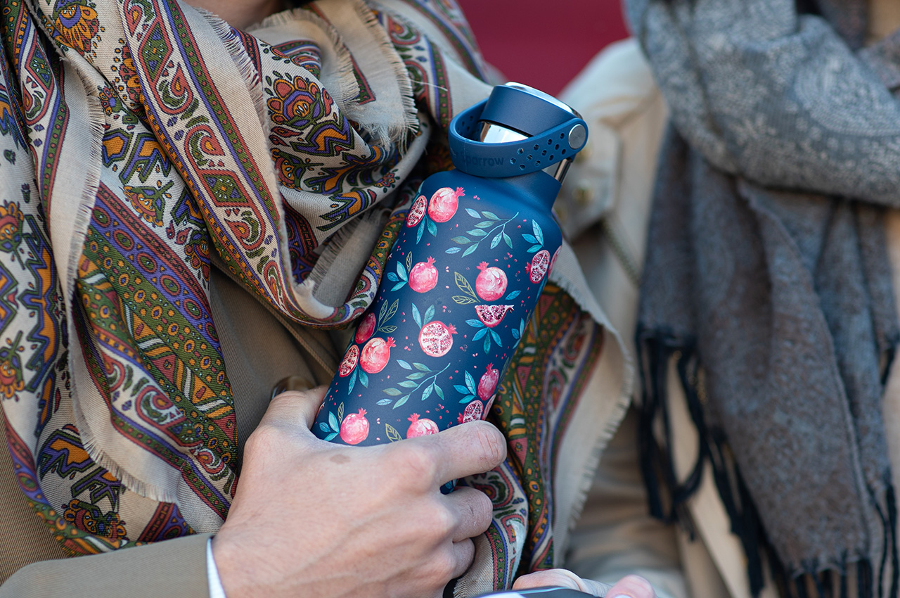 Super Sparrow's lightweight artistic thermoses let you carry your beverages  around in style - Yanko Design