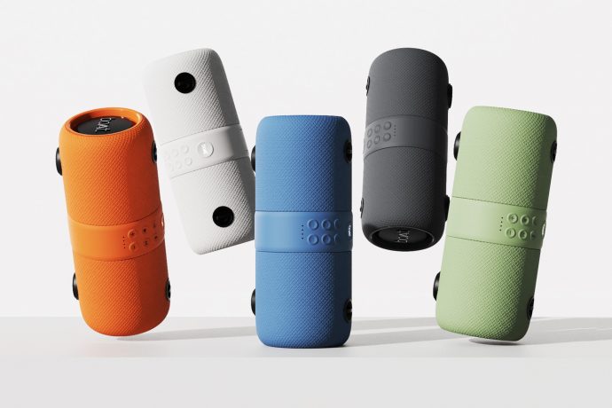 The boAt 1200F speaker gets a deliciously colorful makeover with this Silver Award-winning design concept