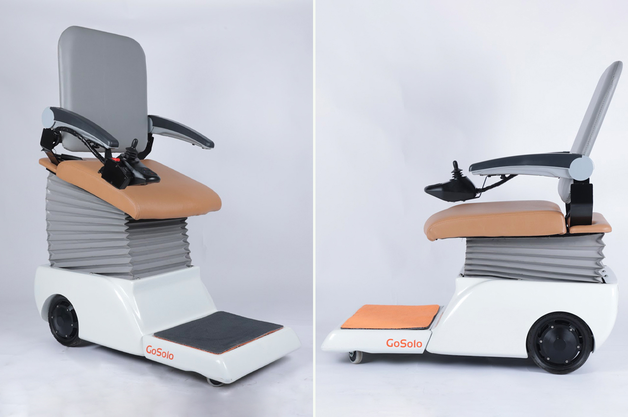 #The expandable seat of this smart mobility device can be controlled from your smartphone 
