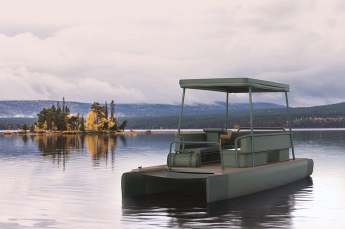 This luxury catamaran transforms into a camper for the perfect water adventure over weekend