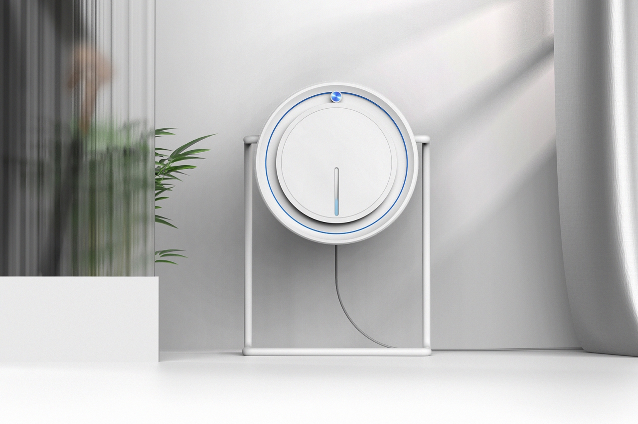 #This minimalist dehumidifier disguises itself as a table clock
