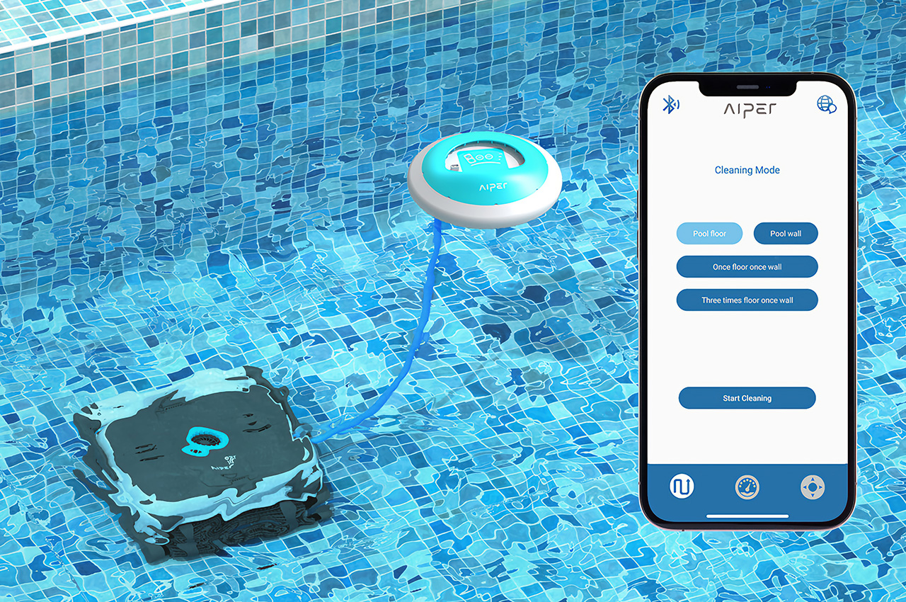 This robot vacuum cleaner works underwater, cleaning your pool's floor as  well as walls - Yanko Design