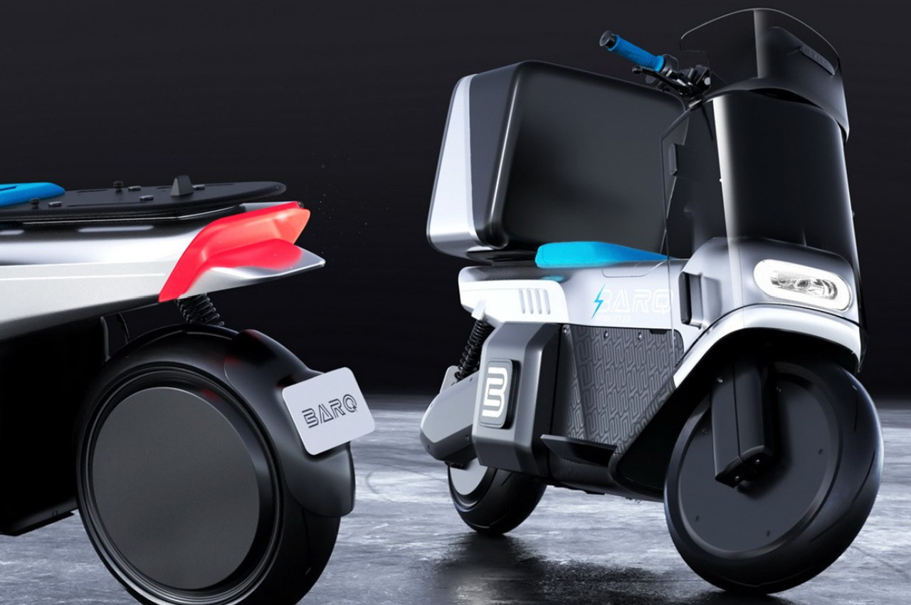 This stylish e-scooter evolves the dynamics of last-mile delivery ...
