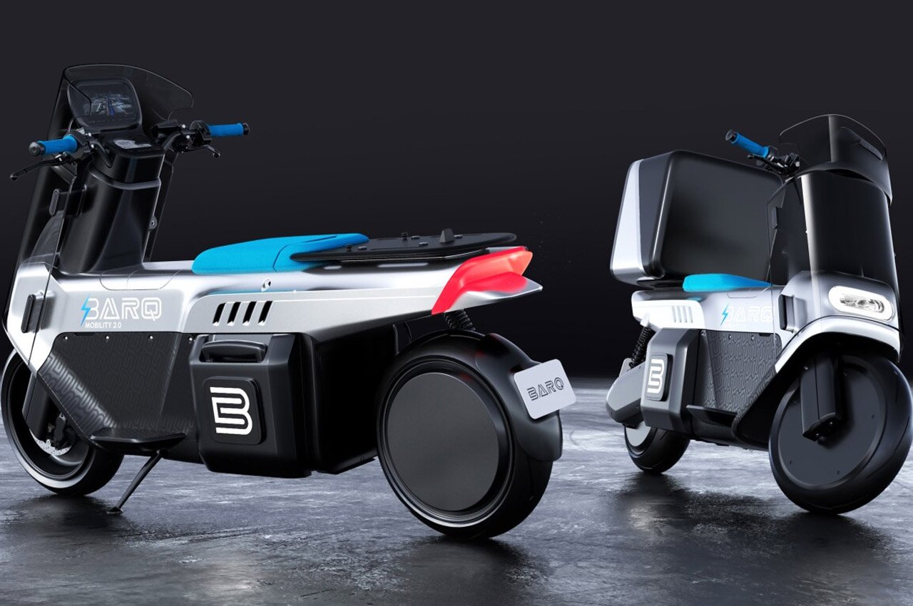 #This stylish e-scooter evolves the dynamics of last-mile delivery service