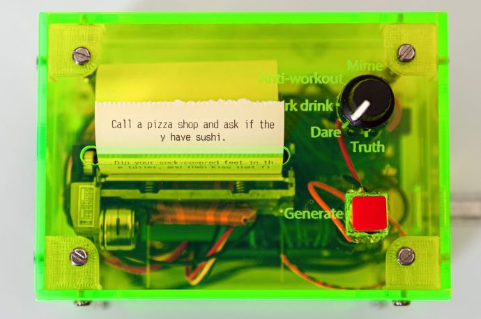 Design Trouble Maker Truth or Dare Generator