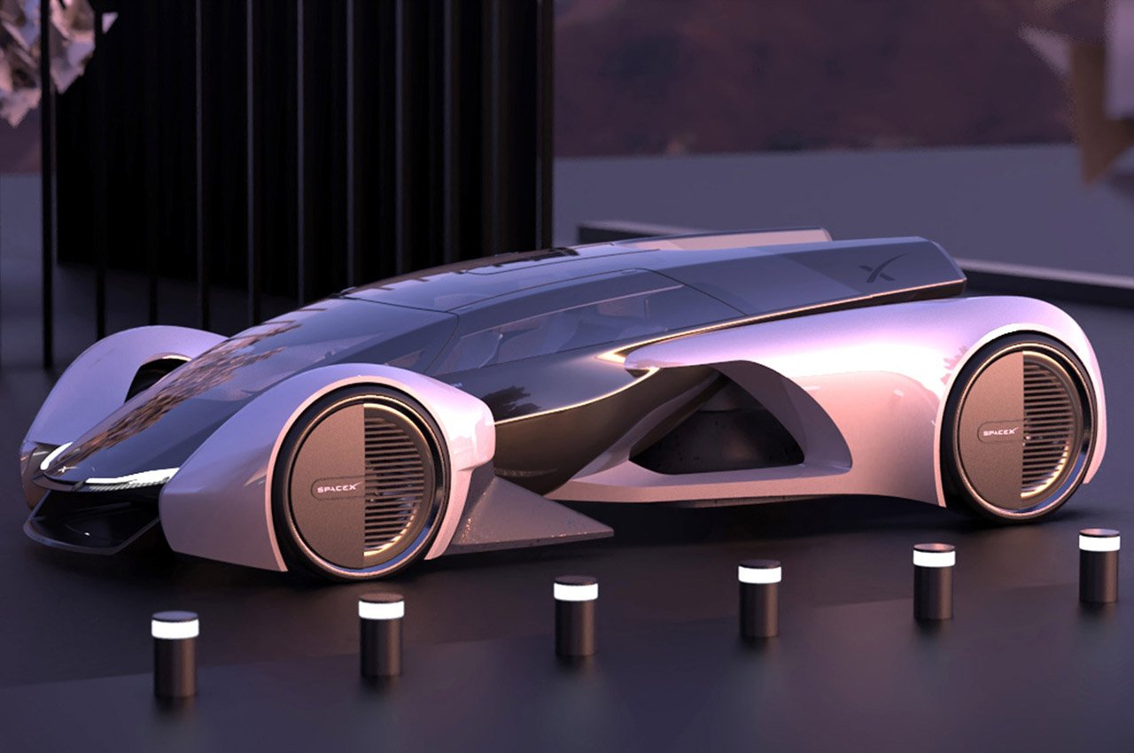 #A nuclear fusion powered hypercar concept for the post Mars colonization era