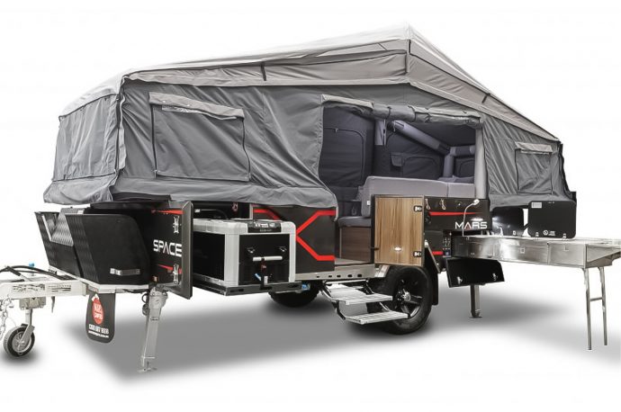 Australia’s first self-inflating off-road camper sets a new bar for glamping