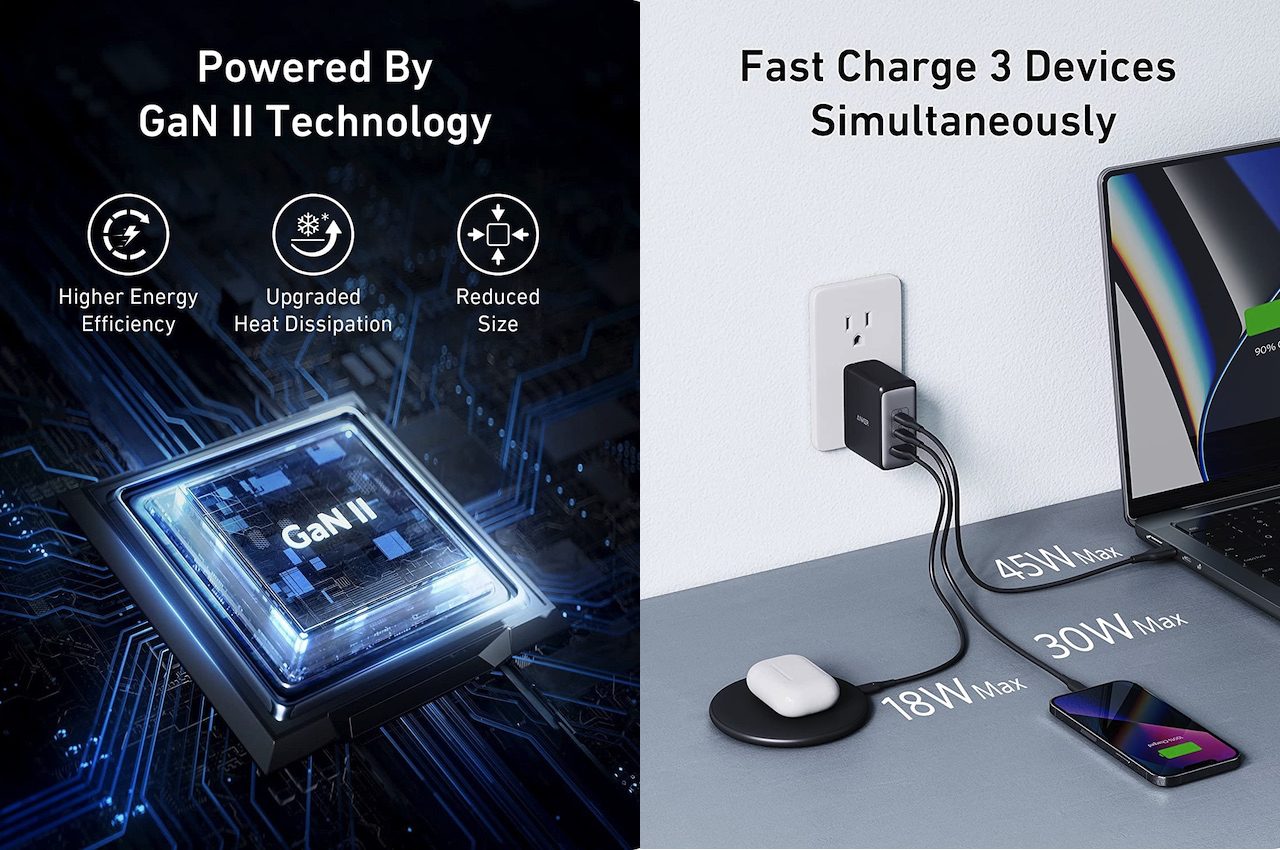 Anker 100W USB C Charger Features