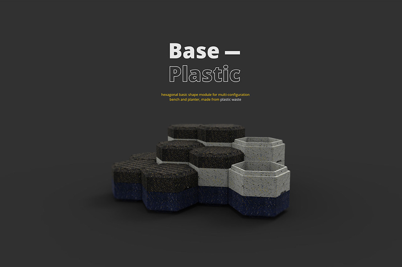 Base Plastic Public Furniture Concept
