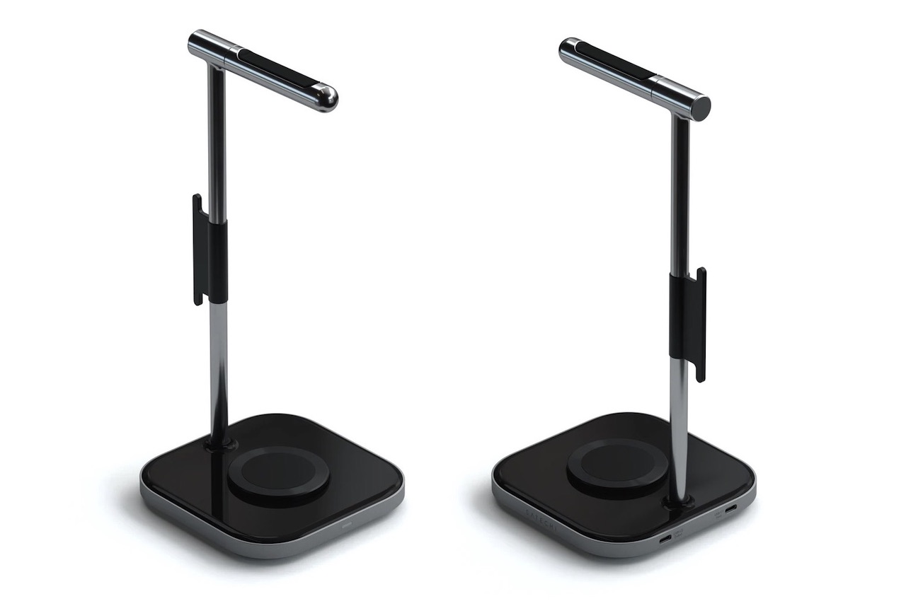 Satechi 2-IN-1 HEADPHONE STAND WITH WIRELESS CHARGER 2