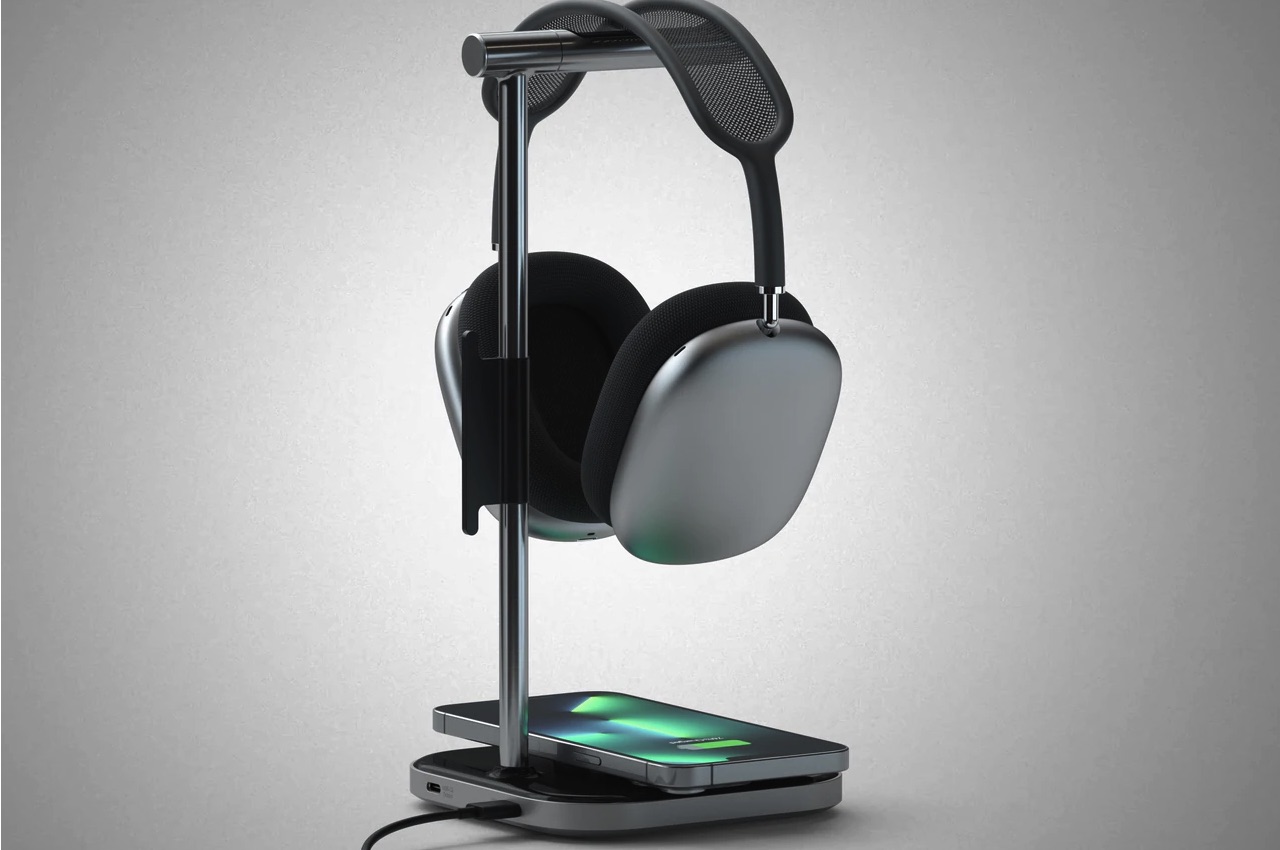 Satechi 2-IN-1 HEADPHONE STAND WITH WIRELESS CHARGER 7